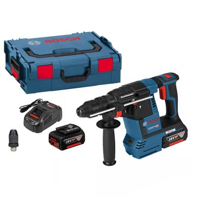 Bosch Blauw GBH 18V-26 F accu boorhamer 2.6J | 5.0Ah in L-Boxx - 0611910007