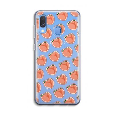 Just peachy: Samsung Galaxy A40 Transparant Hoesje