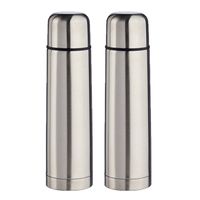 2x stuks RVS thermosflessen/isoleerflessen 500 ml - thumbnail