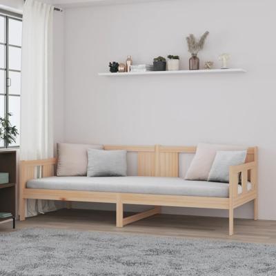 Slaapbank massief grenenhout 90x190 cm