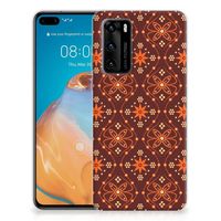 Huawei P40 TPU bumper Batik Brown - thumbnail