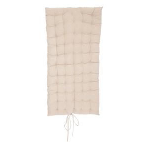 Atmosphera Vloerkussen Matras - beige - polyester/katoen - 120 x 60 x 5 cm - Extra lang