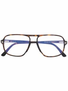 TOM FORD Eyewear lunettes de vue à monture carrée - Marron