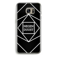 Negenduust geometrisch: Samsung Galaxy S7 Edge Transparant Hoesje