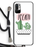 I love cacti: Xiaomi Redmi Note 10 5G Transparant Hoesje met koord