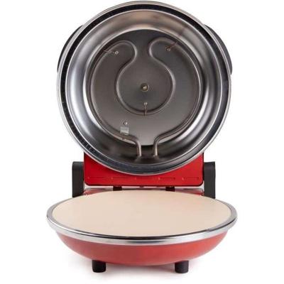 Pizzaoven - DOMO - DO9284PZ - Elektrisch 1200W - Keramische steen - Rood