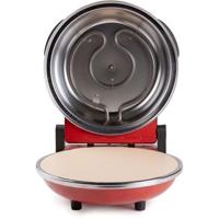 Pizzaoven - DOMO - DO9284PZ - Elektrisch 1200W - Keramische steen - Rood - thumbnail