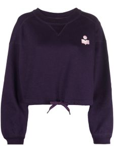 MARANT ÉTOILE sweat à logo floqué - Violet