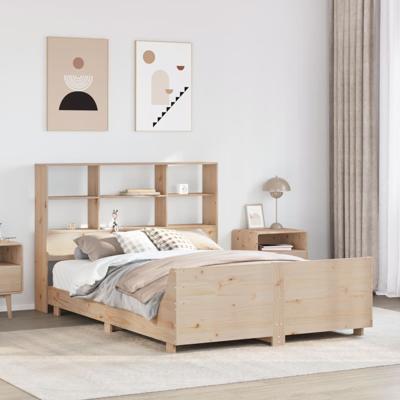 Bedframe zonder matras massief grenenhout 140x200 cm