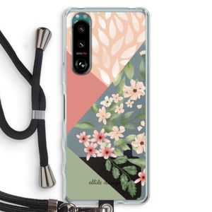 Sweet heaven geometrics: Sony Xperia 5 III Transparant Hoesje met koord