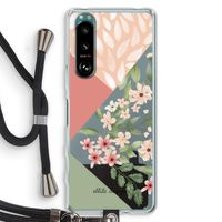 Sweet heaven geometrics: Sony Xperia 5 III Transparant Hoesje met koord