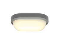 Plafond/ wandlamp TERANG 2 XL zilvergrijs 1xLED 3000K