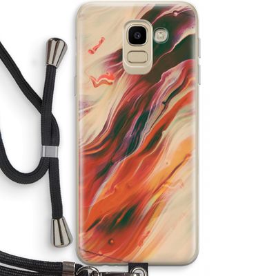 Forgotten Lands: Samsung Galaxy J6 (2018) Transparant Hoesje met koord