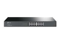 TP-LINK TL-SG1016 Beheerd L2 Gigabit Ethernet (10/100/1000) Zwart - thumbnail