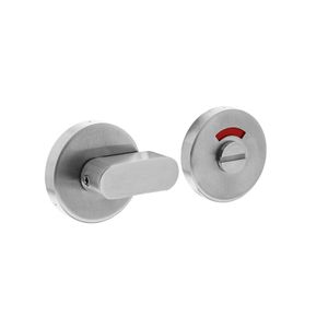 Intersteel WC-slot comfortknop rond verdekt geborsteld RVS