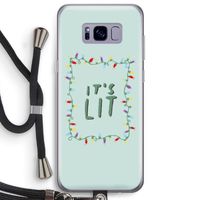 It's Lit: Samsung Galaxy S8 Plus Transparant Hoesje met koord