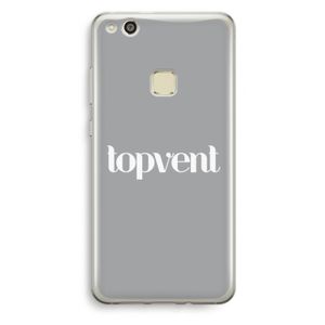 Topvent Grijs Wit: Huawei Ascend P10 Lite Transparant Hoesje