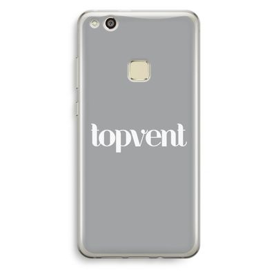Topvent Grijs Wit: Huawei Ascend P10 Lite Transparant Hoesje