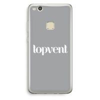 Topvent Grijs Wit: Huawei Ascend P10 Lite Transparant Hoesje