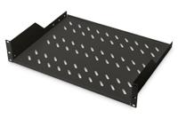 Digitus DN-19 TRAY-2-SW 19 inch Apparaatbodem voor patchkast 2 HE Vast inbouw Geschikt voor kastdiepte: vanaf 600 mm Zwart - thumbnail