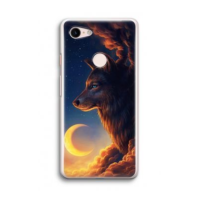 Night Guardian: Google Pixel 3 Transparant Hoesje