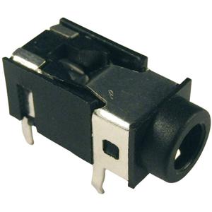 Cliff FC68126 Jackplug 3,5 mm Bus, inbouw horizontaal Aantal polen: 4 Stereo Zwart 1 stuk(s)