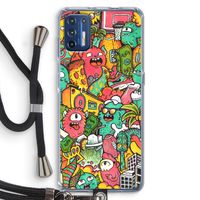 Vexx City: Motorola Moto G9 Plus Transparant Hoesje met koord