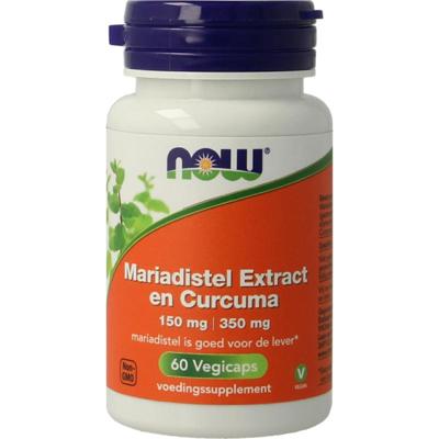 NOW Silymarine/mariadistel extract en curcuma NOW Silymarine/mariadistel extract en curcuma