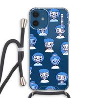 Gezichtjes: iPhone 12 Transparant Hoesje met koord