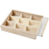 Creativ Company Vakkendoos / muntendoos, d: 3,5 cm, afm 17x13 cm, 1 stuk