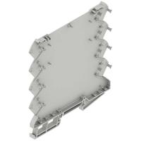 Weidmüller CH20M6 BP 4P-4P AGY LF 1 1293807 DIN-rail-behuizing basiselement Gesloten, Voor DIN-rail montage 6.1 x 110.7 Kunststof Grijs 50 stuk(s)