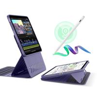 iPad Air 11" (2024) Bundle Shift Magnetic Case with Geo Digital Pencil - Purple
