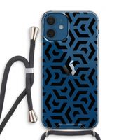 Crazy pattern: iPhone 12 Transparant Hoesje met koord