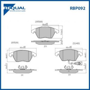 Requal Remblokset RBP092