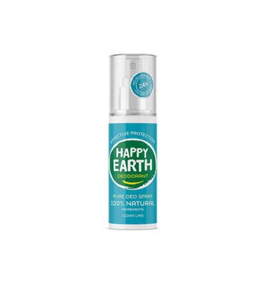Pure deodorant spray cedar lime
