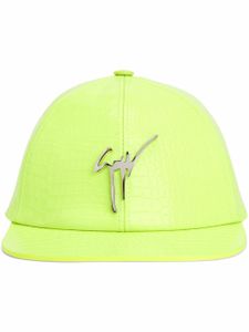 Giuseppe Zanotti casquette Cohen à patch logo - Jaune