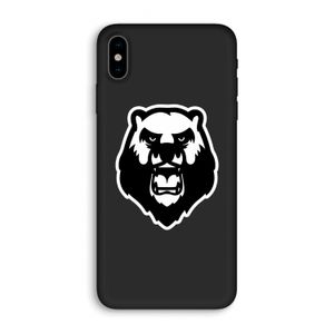 Angry Bear (white): iPhone XS Biologisch afbreekbaar hoesje