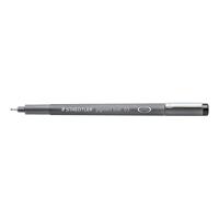 Fineliner Staedtler Pigment 308 zwart 0.5mm | 10 stuks