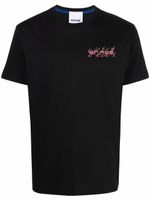 Koché t-shirt en coton à logo imprimé - Noir