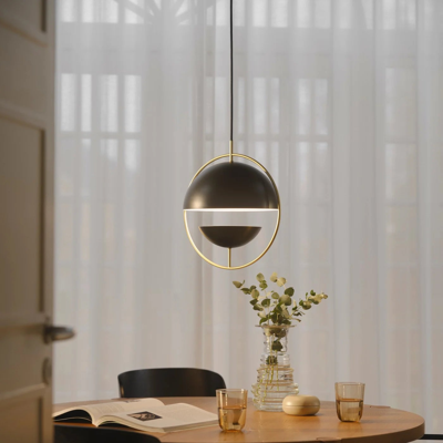 Hanglamp zwart design Tavia metaal e27 33cm