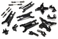 Integy Billet Machined Suspension Kit, Black - Traxxas Slash 4x4 - thumbnail