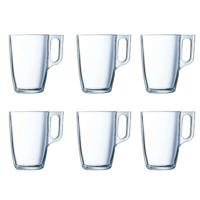 Mokkenset Luminarc Nuevo Transparant Glas 320 ml (6 Onderdelen)