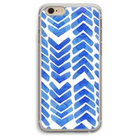 Blauwe pijlen: iPhone 6 Plus / 6S Plus Transparant Hoesje