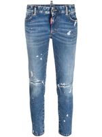 DSQUARED2 jean skinny à coupe crop - Bleu - thumbnail