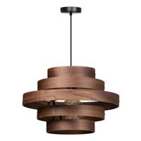 Hanglamp Walnut 5 rings