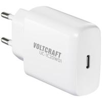 VOLTCRAFT UC-1C20W01 USB-oplader 20 W Binnen, Thuis Uitgangsstroom (max.) 3 A Aantal uitgangen: 1 x USB-C GaN