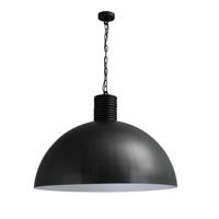 Masterlight Gunmetal industrie hanglamp Industria 80 Cil met wit 2201-30-06-R-K