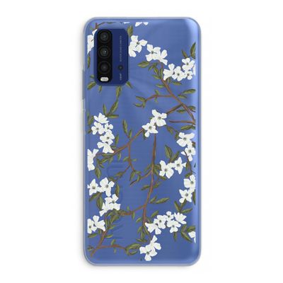 Blossoming spring: Xiaomi Redmi 9T Transparant Hoesje