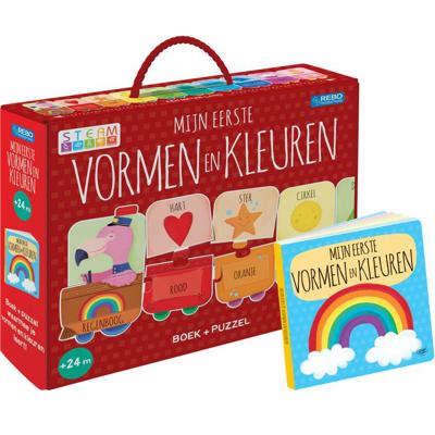 Vormen en kleuren Puzzel met boek