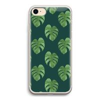 Monstera leaves: iPhone 7 Transparant Hoesje